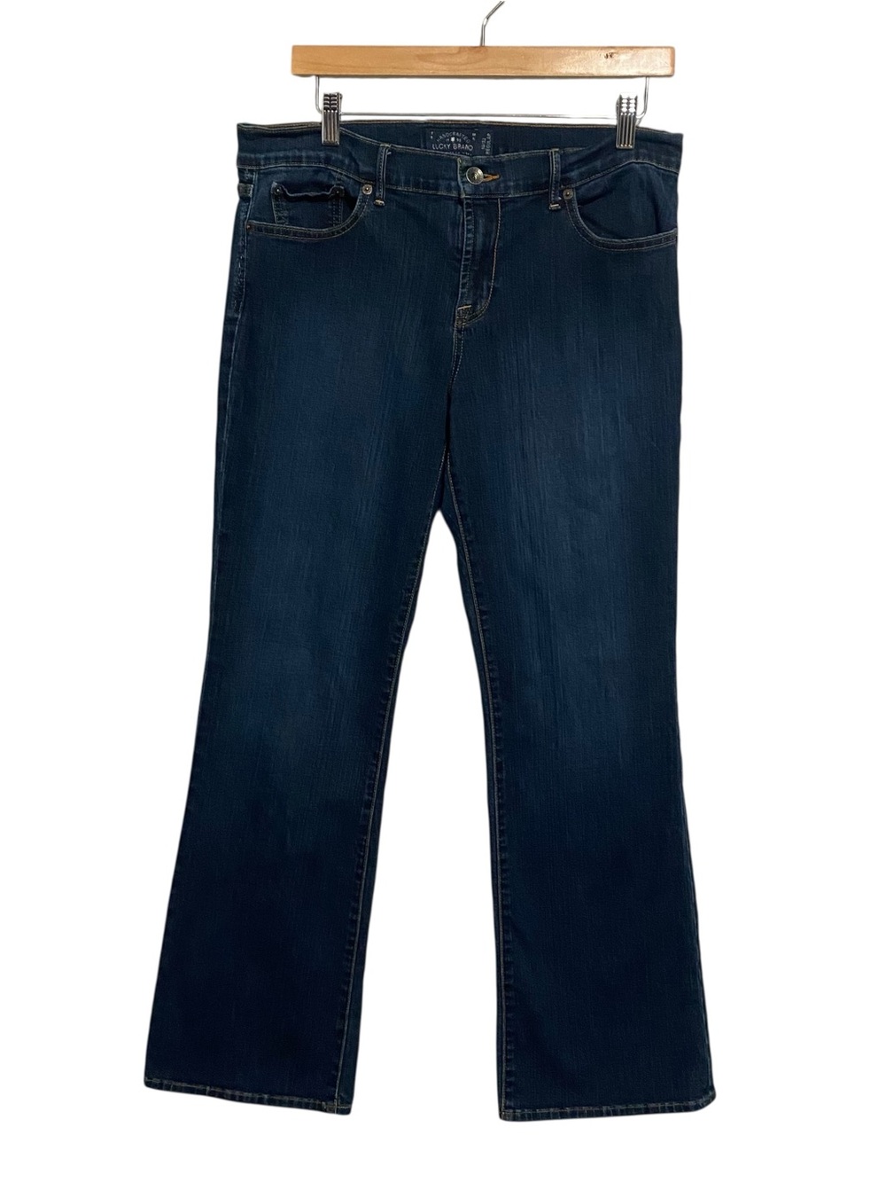 Lucky Brand Dark Wash Sweet N Low Bootcut Jeans Size 14/32 Regular